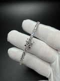 7" 14K White Gold 10.1ctw E-F VS Lab Diamond Tennis EGL Certified – 4mm – 11.8g