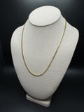 20" 3mm solid 14K yellow gold Cuban link chain, 13.7g – Ott Family Jewelry (3)
