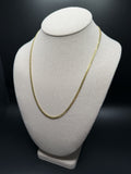 20" 14k Yellow Gold Cuban 3mm 14.92g