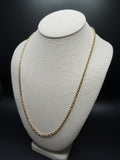 24" 14K Yellow Gold Herme$ 3.5mm 32.0g