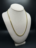 22" 14K Yellow Gold Cuban 5mm 43.9g