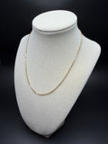 16" 14K Yellow Gold Cable Fancy 2.2mm 3.72g
