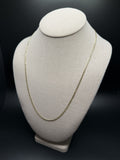 22" 14k Yellow Gold Curb 2.5mm 6.0g