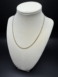 16" 14K Yellow Gold Curb 2.5mm 4.7g
