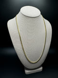 24" 14k Yellow Gold Cuban 4mm 30.0g