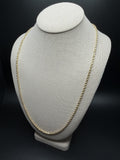26" 14K Yellow Gold Rope Chain 3mm 20.0g