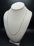 22 inch 1.75mm Cuban link chain in 14K yellow gold, 4.7g, view 3 - Ott Family Jewelry