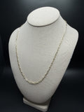 22" 14k Yellow Gold Paperclip 3mm 2.6g