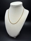 16" 14k Yellow Gold Cuban 2.5mm 8.92g