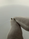 3.5mm 10k White Gold Ball Studs 0.2g