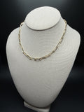 16" 14k Yellow Gold Paperclip 5mm 19.6g