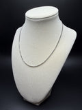 16" 14K White Gold Box Chain 1.5mm 5.82g