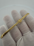 7.5" 4mm solid 10K yellow gold Cuban link bracelet, 9.1g – Ott Family Jewelry (3)