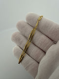 7.5" 2.5mm solid 10K yellow gold Cuban link bracelet, 3.0g – Ott Family Jewelry (3)