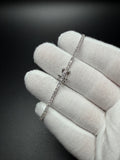 7" 14K White Gold 2.00ctw E-F VS Lab Diamond Tennis EGL Certified – 2mm – 4.3g