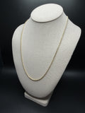 22" 2.5mm 14K yellow gold rope chain, 10.7g – Ott Family Jewelry (3)