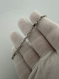 7.5" 14K White Gold Herme$ 3mm 7.6g