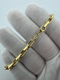 7.5" 14k Yellow Gold Herme$ Link 5mm 14.9g