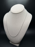 22" 14K White Gold Herme$ 2mm 4.82g