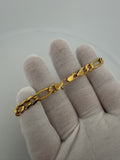 7.75" 14K Yellow Gold Figaro 6.5mm 9.4g