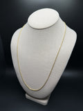 24" 14K Yellow Gold Rope 2mm 7.71g