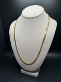 24" 14K Yellow Gold Cuban 5mm 45.65g