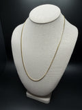 22" 2.5mm solid 10K yellow gold Cuban link chain, 9.2g – Ott Family Jewelry (3)