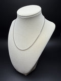 16" 14K White Gold Herme$ Chain 2mm 4.84g