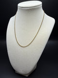 16" 14k Yellow Gold Cuban 1.75mm 4.3g (#2)