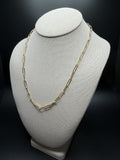 20" 14k Yellow Gold Paperclip 4.5mm 6.72g