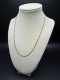 18" 14k Yellow Gold Figaro 2.5mm 4.44g