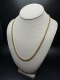 22" 14k Yellow Gold Cuban 5.5mm 18.8g