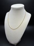 16" 14K Yellow Gold Franco 1.5mm 4.25g