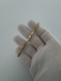 8" 4mm 14K yellow gold rope bracelet, 10.0g – Ott Family Jewelry (3)