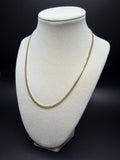 18" 10K Yellow Gold Cuban Chain 3mm 11.0g