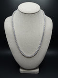 22" 5mm silver moissanite tennis chain, 46ctw D VVS1, 37.5g – Ott Family Jewelry (3)