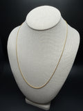 22" 14K Yellow Gold Franco 1.5mm 4.62g
