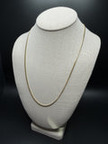 22" 2.5mm solid 14K yellow gold Cuban link chain, 10.45g – Ott Family Jewelry (3)