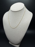 17" 1.2mm 14K yellow gold fancy anchor chain, 2.2g – Ott Family Jewelry (3)