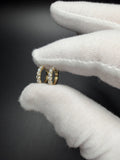 13mm lab diamond huggie hoop earrings, 0.50ctw VS-VVS, solid 14K yellow gold, 2.1g – Ott Family Jewelry (3)