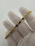 8.5" 14K Yellow Gold Rope 5mm 4.14g