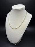 16" 2mm 14K yellow gold rope chain, 6.0g – Ott Family Jewelry (3)