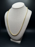 24" 14K Yellow Gold Franco 4mm 54.3g