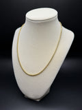 18" 14K Yellow Gold Franco 2.5mm 17.62g