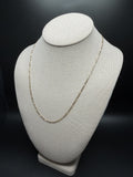 20" 2.5mm 14K yellow gold Figaro chain, 4.3g – Ott Family Jewelry (3)