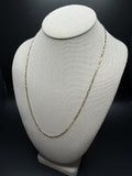 22" 14K Yellow Gold Figaro 2.5mm 5.05g