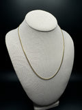 20" 14k Yellow Gold Cuban 2.5mm 10.34g