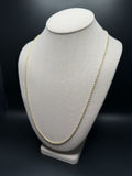 26" 2.5mm 14K yellow gold rope chain, 12.3g – Ott Family Jewelry (3)