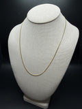 20" 14k Yellow Gold Cuban 1.75mm 4.92g