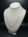 22" 3mm solid 14K yellow gold Cuban link chain, 15.0g – Ott Family Jewelry (3)